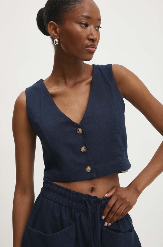 Vesta a šortky Answear.LAB námořnická modř SNG10.TMS