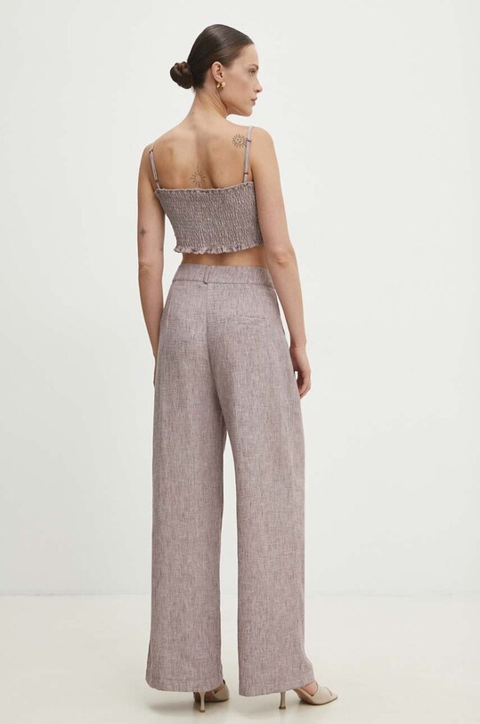 Îmbrăcăminte Answear Lab set din bumbac SNG11.tms burgundia