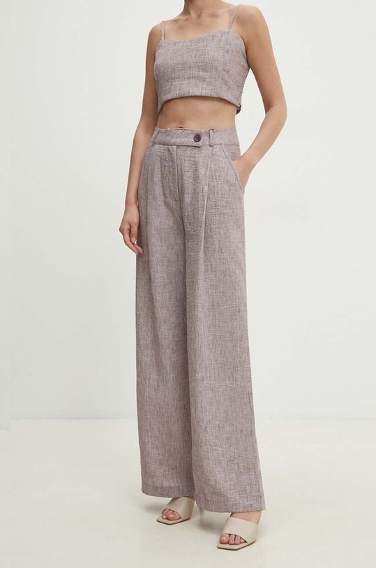 Answear Lab set din bumbac SNG11.tms burgundia