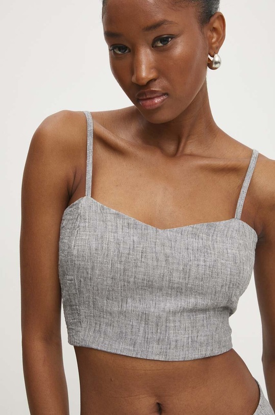 Answear.LAB komplet bawełniany SNG11.tms szary