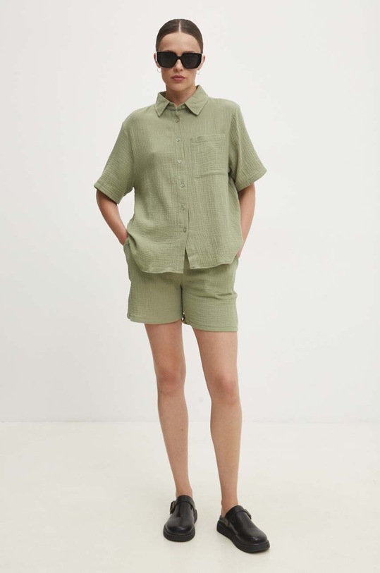 Odzież Answear Lab komplet bawełniany SNG14.TMS zielony