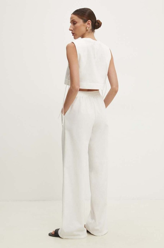 Answear.LAB komplet lniany biały 1531.1532.FKK