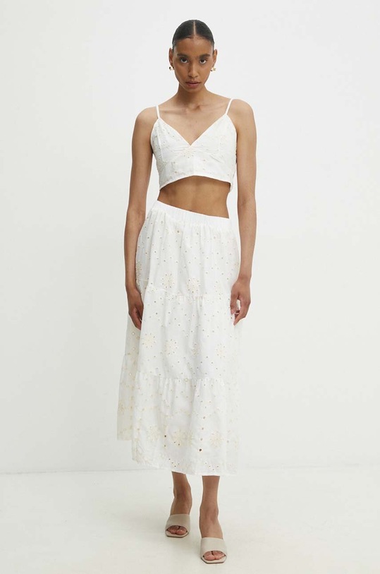 Answear Lab komplet - bluzka i spódnica 061.ims biały