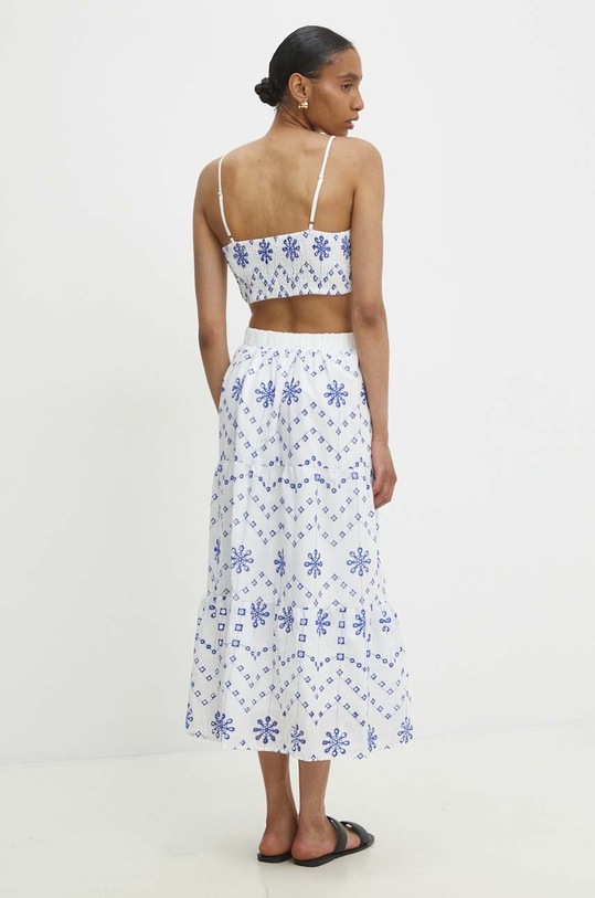 Answear Lab komplet - bluzka i spódnica 061.ims niebieski WZ24