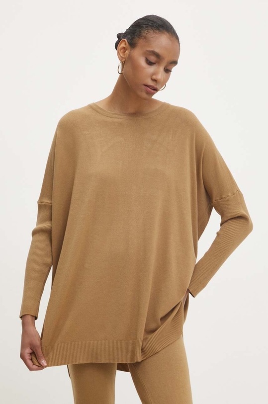 Odzież Answear Lab komplet QED2861.ums brązowy