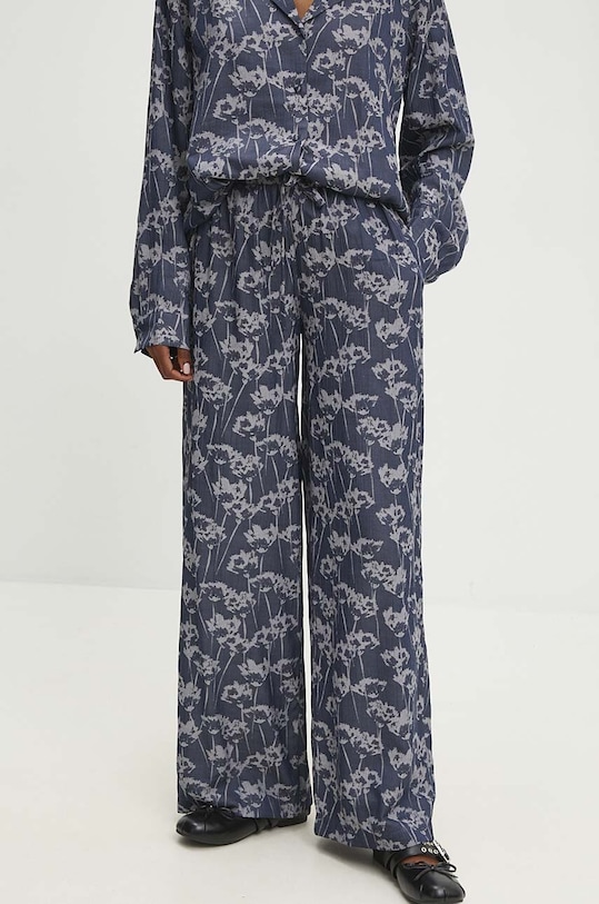 Answear Lab cămașă și pantaloni bleumarin 6938.TMS