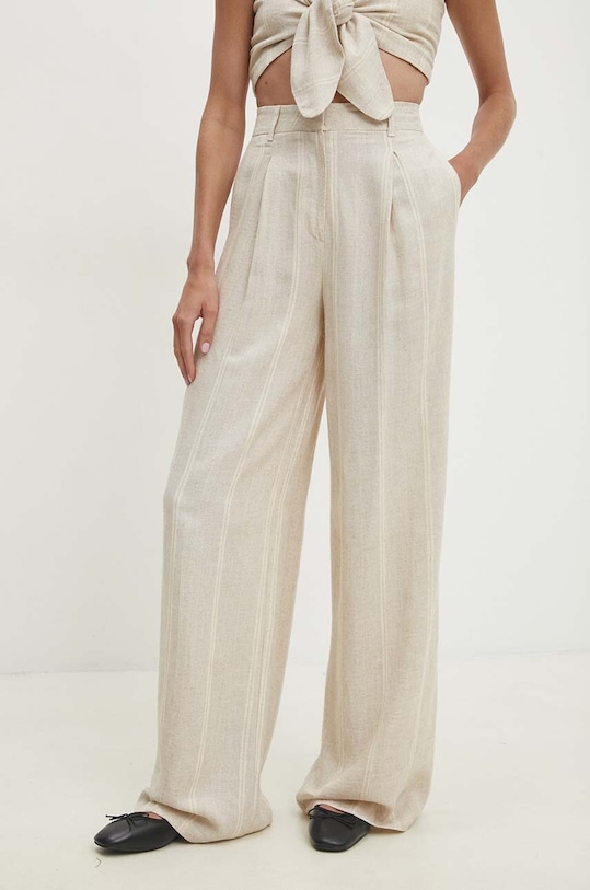 Answear.LAB komplet lniany beżowy 6812.TMS