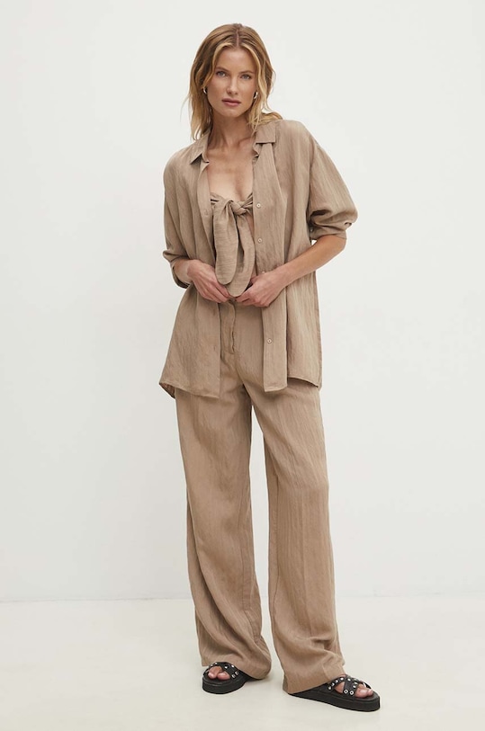 Komplet Answear.LAB tkanina bež 6883.TMS