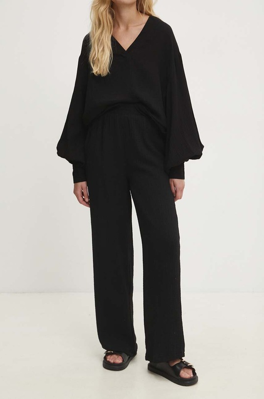 Σετ βαμβακερό Answear.LAB μαύρο ps8873ab.fjs