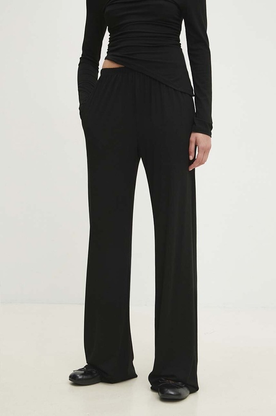 Answear Lab bluzka i spodnie czarny c.58115.58116.fjs