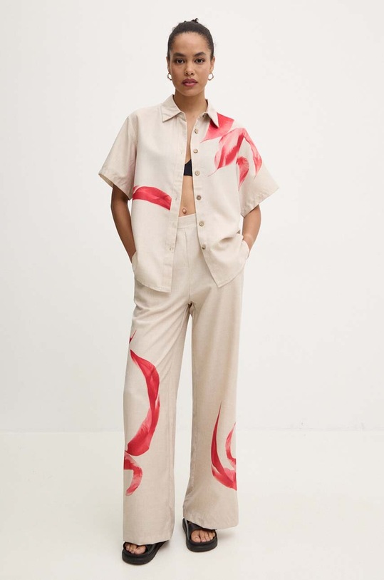 Souprava Answear.LAB látka červená rm.431.rm.433.fjs