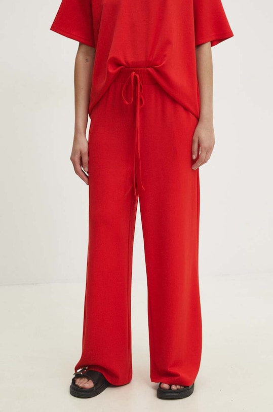 Answear Lab t-shirt i spodnie 01153.01155.fms czerwony