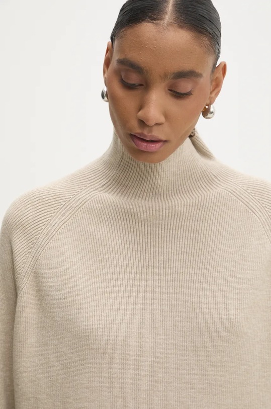 Answear Lab sweter i spodnie ST2337.UMS beżowy