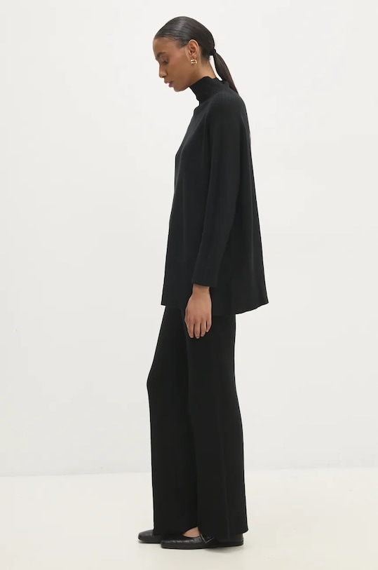 Svetr a kalhoty Answear.LAB pletenina černá ST2337.UMS