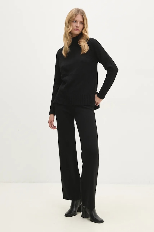 Answear Lab komplet dzianina czarny 23772.tms