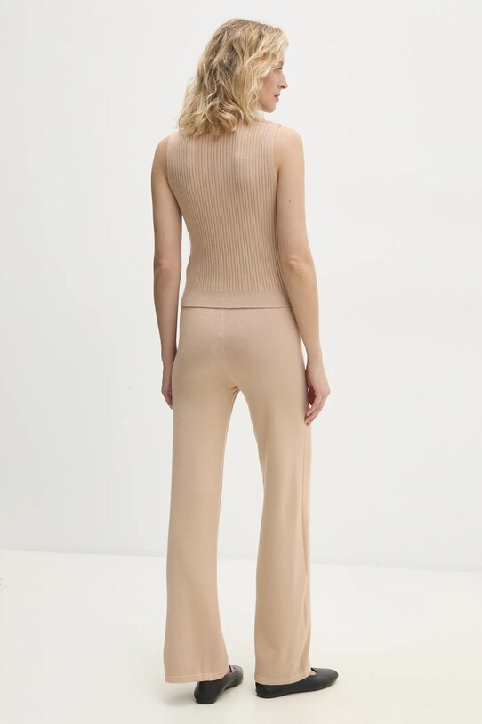 Answear Lab pantaloni, top și cardigan mc2402.FLK