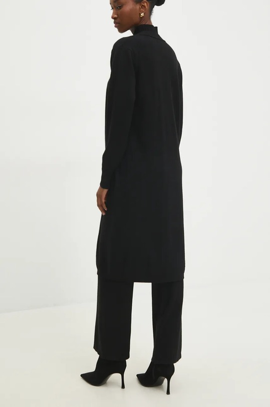 Answear.LAB spodnie, top i kardigan czarny mc2402.FLK