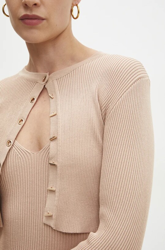 Šaty a svetr Answear.LAB K259.hms béžová