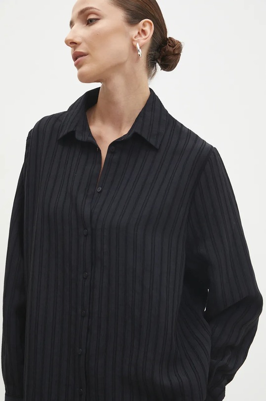 Answear Lab cămașă și pantaloni 877.tms negru