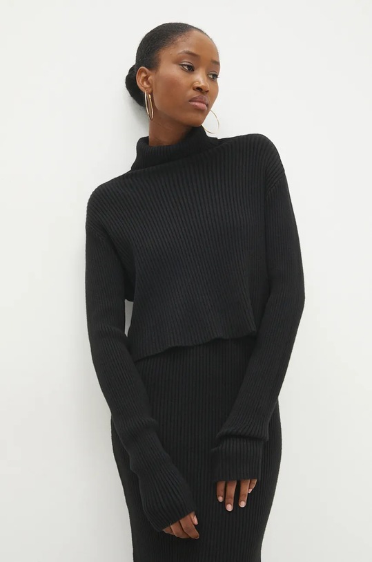 Oblečení Šaty a svetr Answear.LAB W0906AB.HLK černá