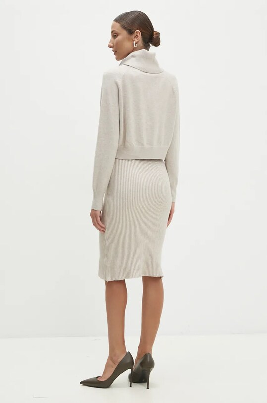 Oblečenie Šaty a sveter Answear.LAB W0926AB.HLK béžová