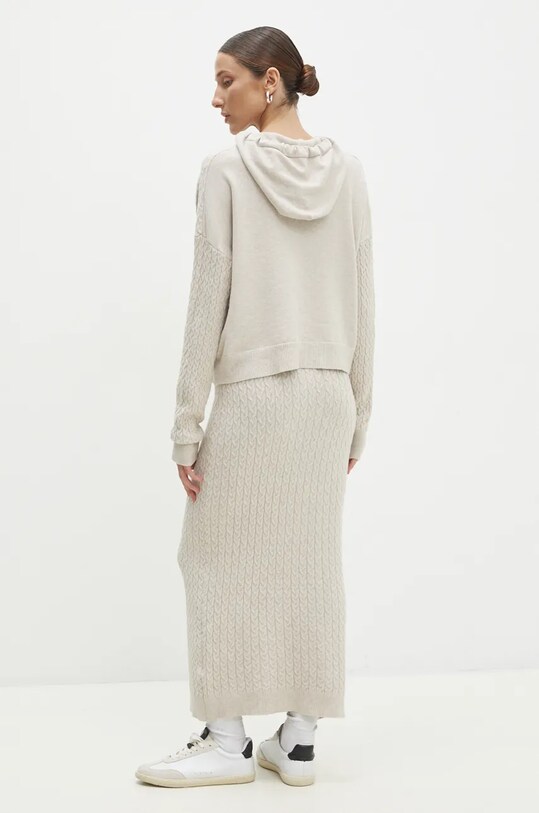 Светр та спідниця Answear.LAB W2011AB.HLK бежевий WZ24