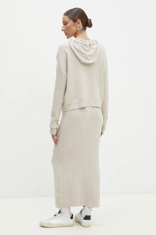 Answear.LAB sweter i spódnica W2011AB.HLK beżowy WZ24