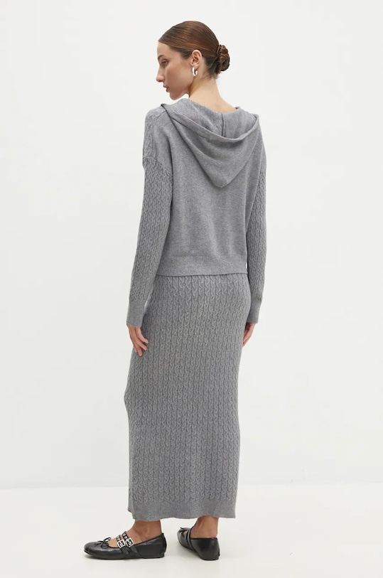 Answear.LAB sweter i spódnica W2011AB.HLK szary WZ24