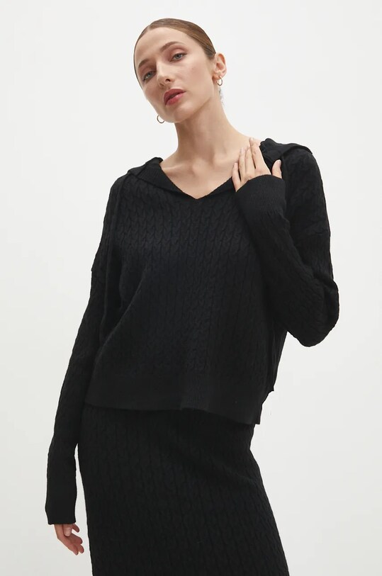 Odzież Answear.LAB sweter i spódnica W2011AB.HLK czarny