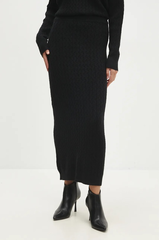Answear.LAB sweter i spódnica czarny W2011AB.HLK