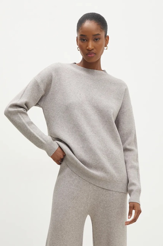 Answear Lab sweter i spodnie W2107AB.HLK szary WZ24