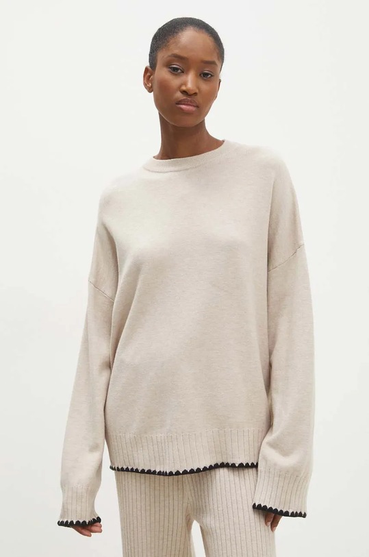 Answear Lab bluză și pantaloni 57148.IKK bej WZ24