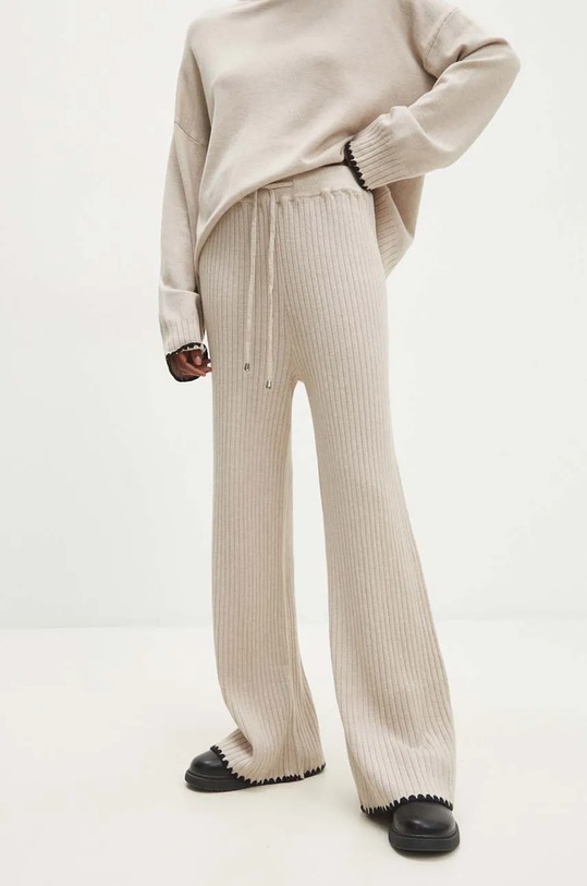 Îmbrăcăminte Answear Lab bluză și pantaloni 57148.IKK bej