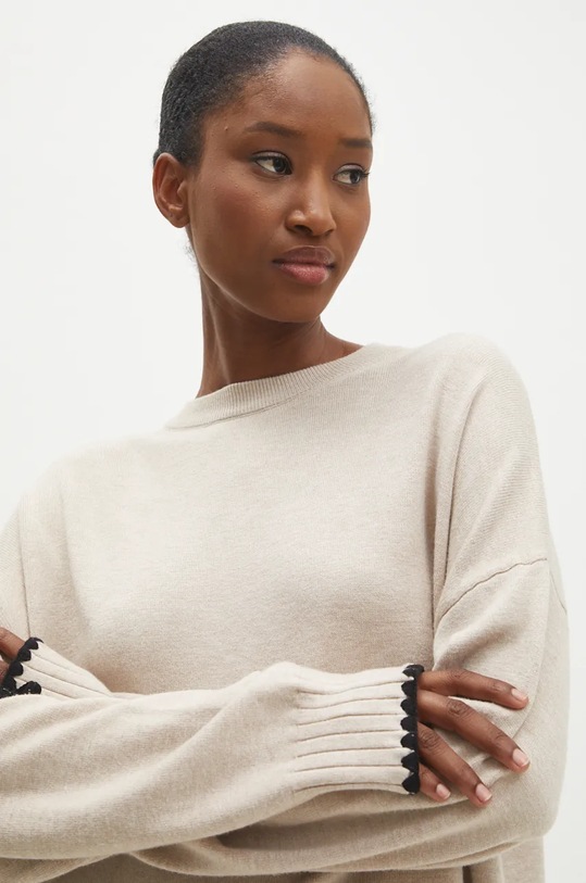 Answear Lab bluză și pantaloni 57148.IKK bej