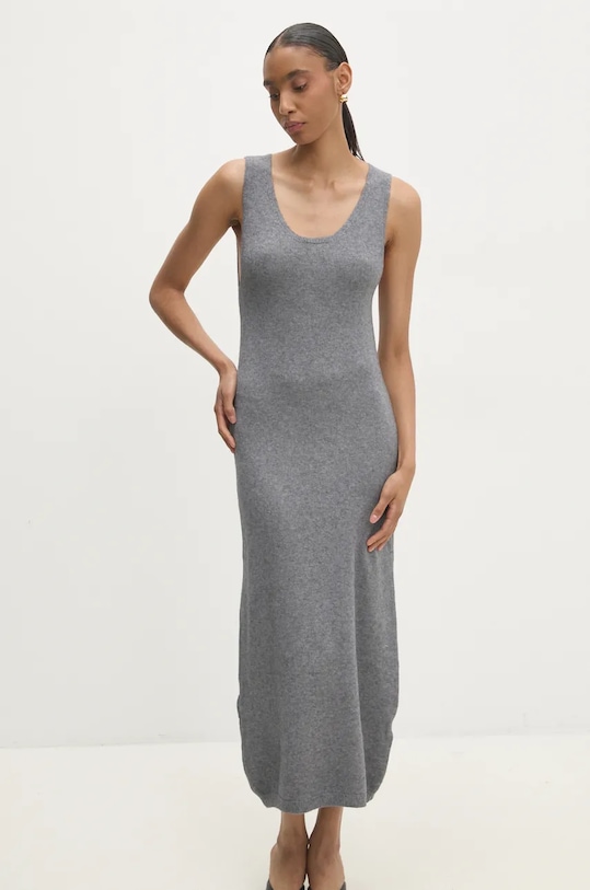 Answear Lab rochie și pulover m8561.FKK gri WZ24