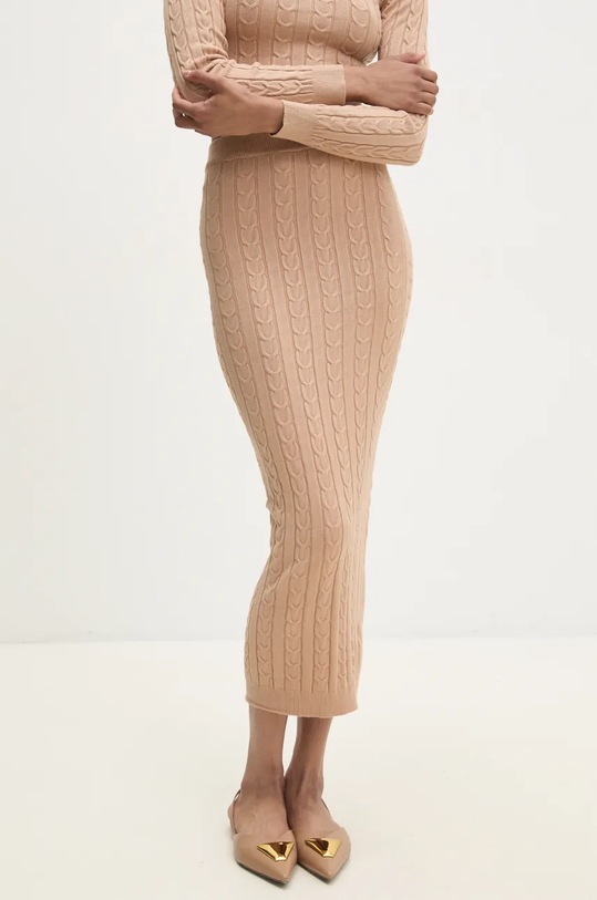 Svetr a sukně Answear.LAB béžová DZ92955.hms