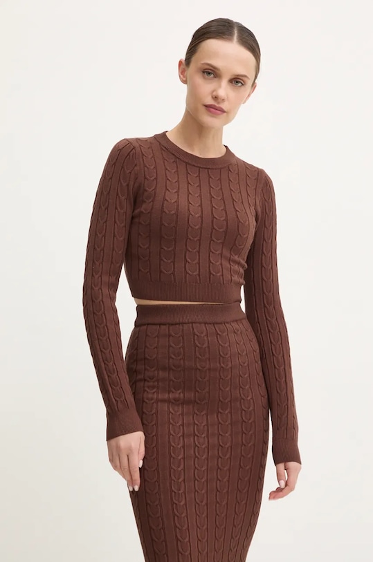 Одежда Свитер и юбка Answear.LAB DZ92955.hms коричневый