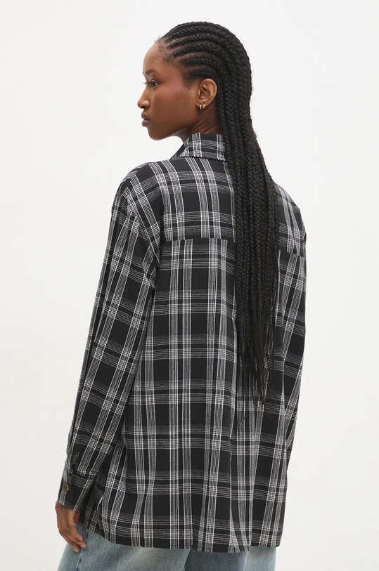 Answear Lab komplet top i koszula czarny TR0622.hms