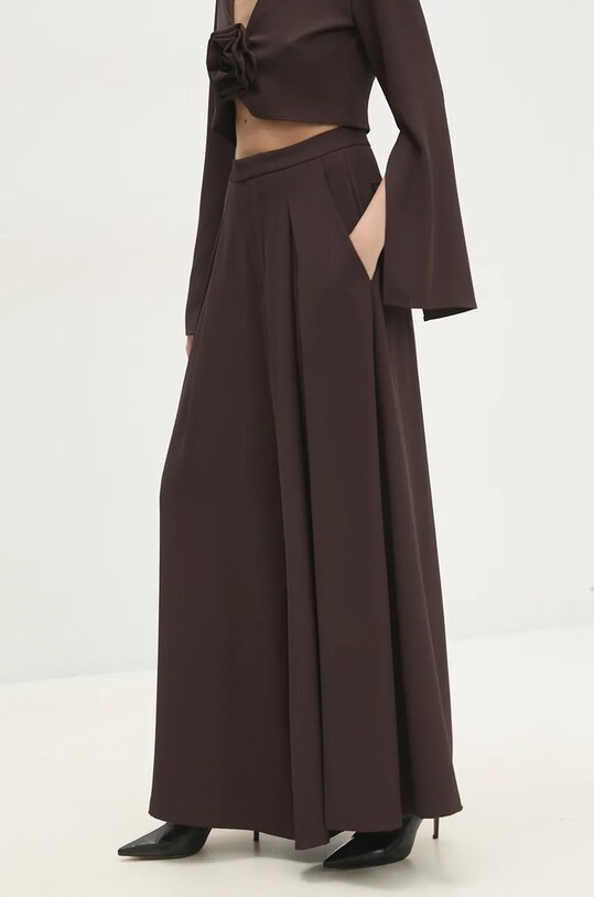 Answear.LAB bluzka i spodnie brązowy 8816.8818.hms