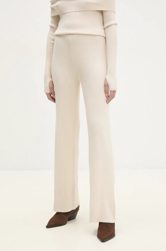 Answear.LAB komplet sweter i spodnie ms3160.ilk beżowy