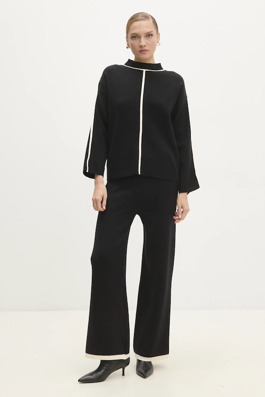 Answear Lab compleu YQ.803.YQ.824.FKK negru WZ24