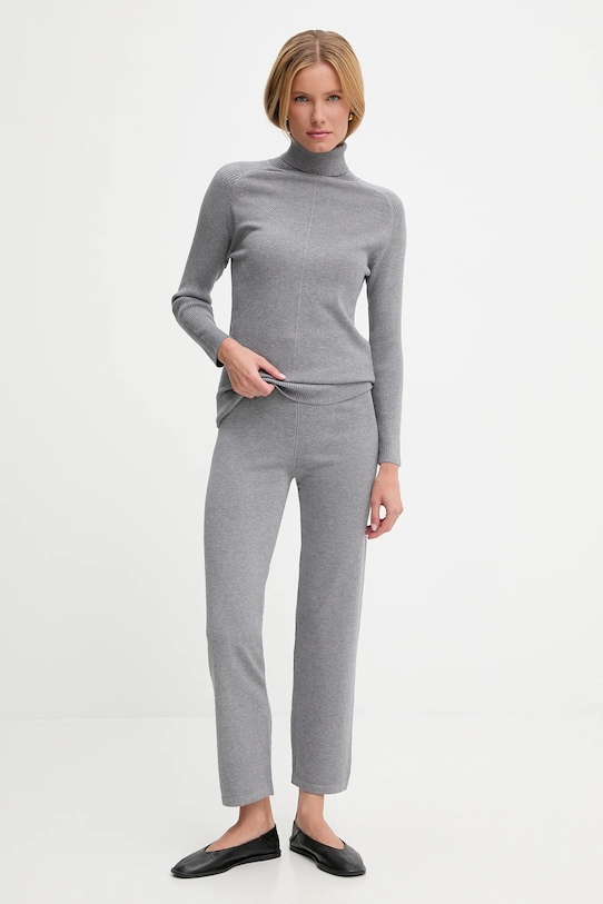 Sada s příměsí kašmíru Answear.LAB pletenina šedá WF2589AB..FKK