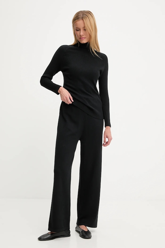 Answear Lab compleu din amestec de casmir WF2589AB..FKK negru