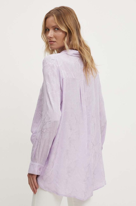 Odzież Answear Lab koszula b9387.iw fioletowy