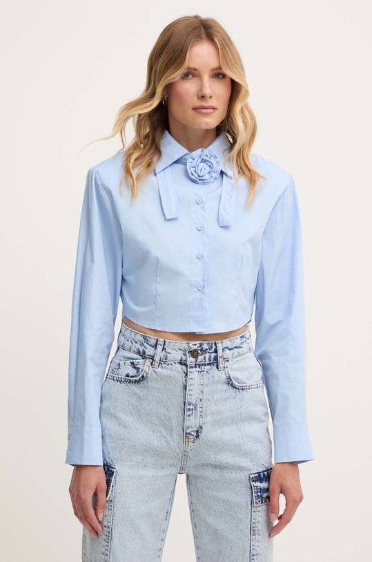 Answear.LAB koszula z elastanem niebieski 18953..iw