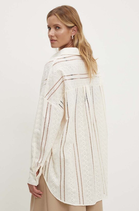 Odzież Answear Lab koszula bawełniana v2050.IKK beżowy