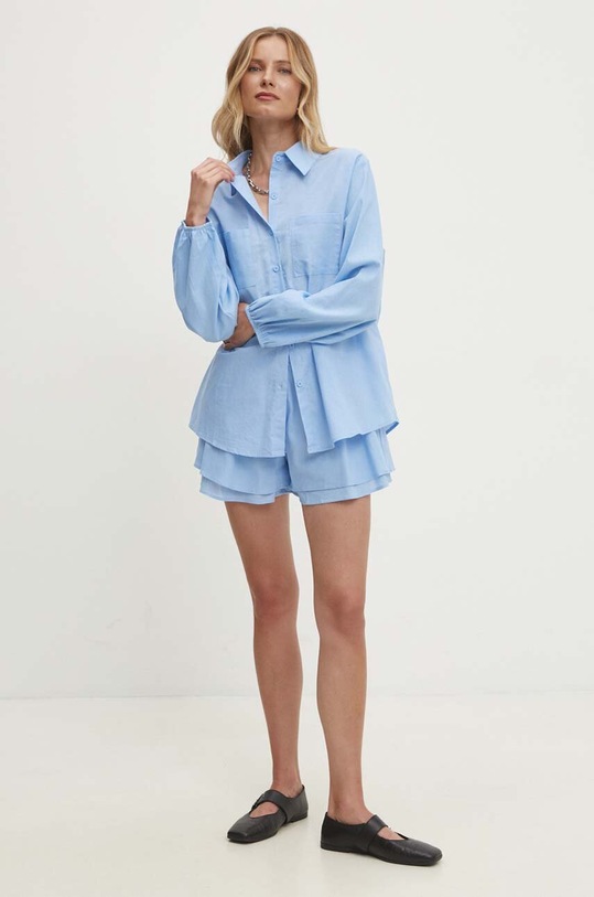 Answear Lab cămașă 19411..IKK albastru WZ24