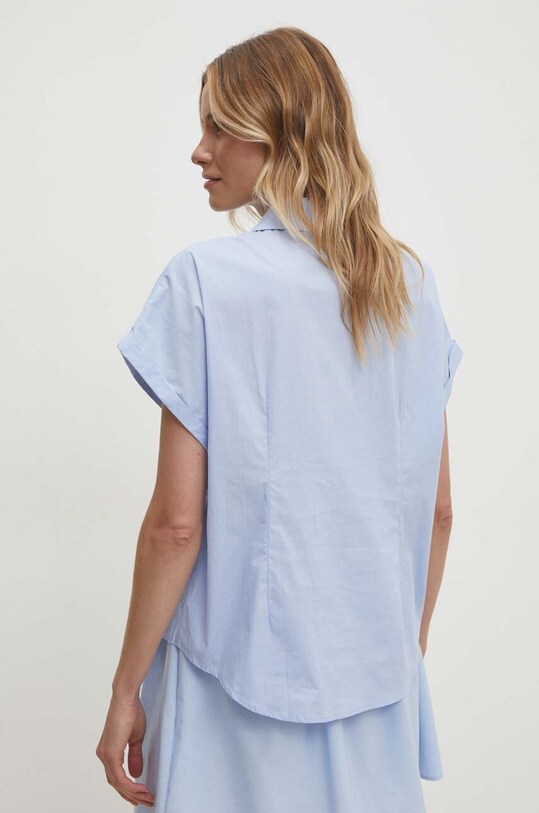 Îmbrăcăminte Answear Lab cămașă din bumbac pk2705.IW albastru