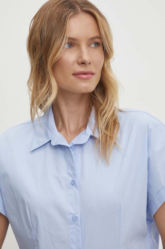Answear Lab cămașă din bumbac albastru pk2705.IW
