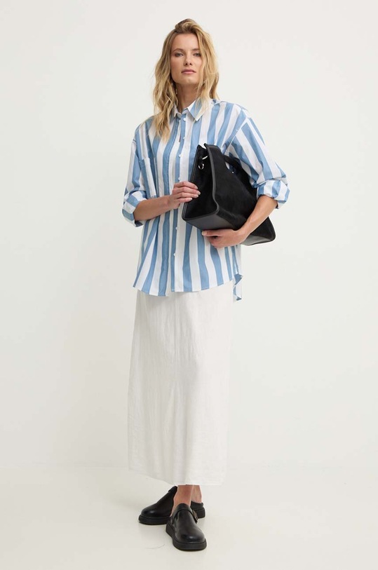 Bavlněná košile Answear.LAB 6985.HWK bílá WZ24